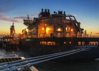 Natural gas production in China increased last August