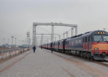 Shanghai plans to launch the first freight train between China and Europe in 2024. (Stock Photo)
