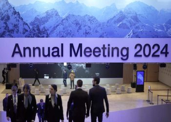 The main topics discussed at Davos 2024 were AI, Ukraine and Gaza.