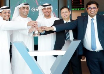 The new leadership of "E7" rings the trading bell in Abu Dhabi market.