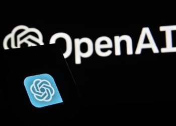 the open ai logo is shown on a black background